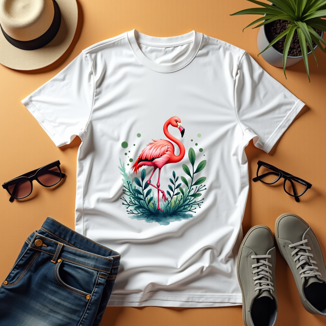 Flamingo Dream Graphic Softstyle T-Shirt