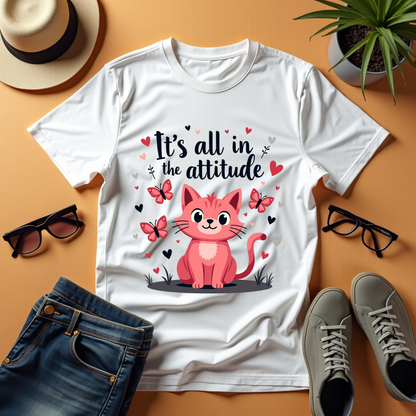 Attitude Cat Softstyle T-Shirt –