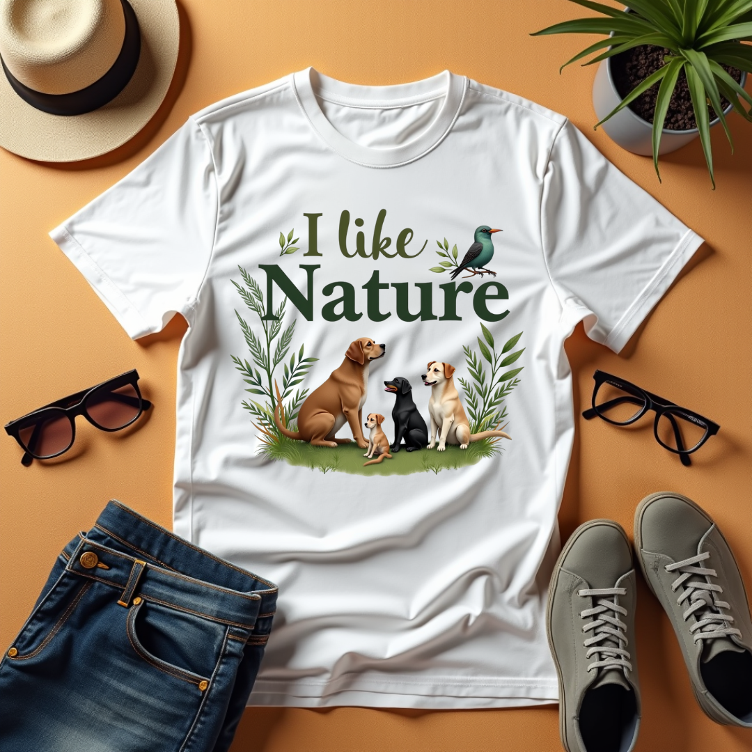 Typography Meets Nature Softstyle T-Shirt –