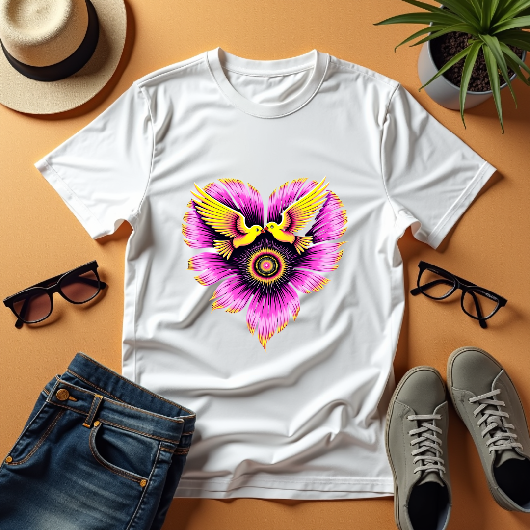 Psychedelic Heart Softstyle T-Shirt