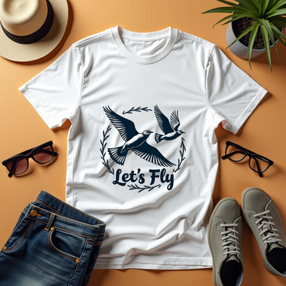 Let's Fly birds Softstyle T-Shirt