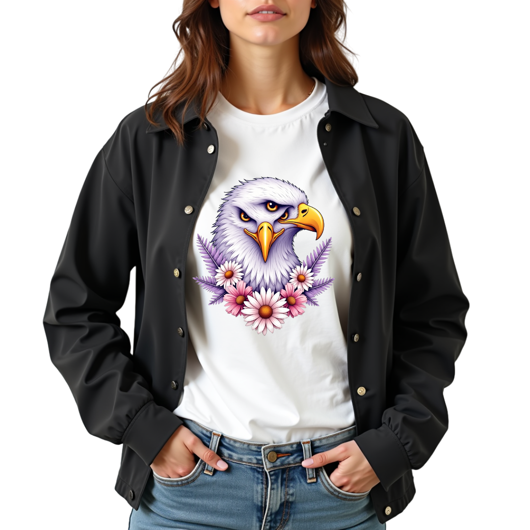 Eeagle heads Graphic Unisex Softstyle T-Shirt – Nature Lover's Apparel