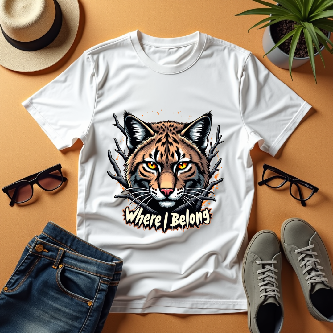 Wild Spirit Graphic Softstyle T-Shirt- Cat Lovers