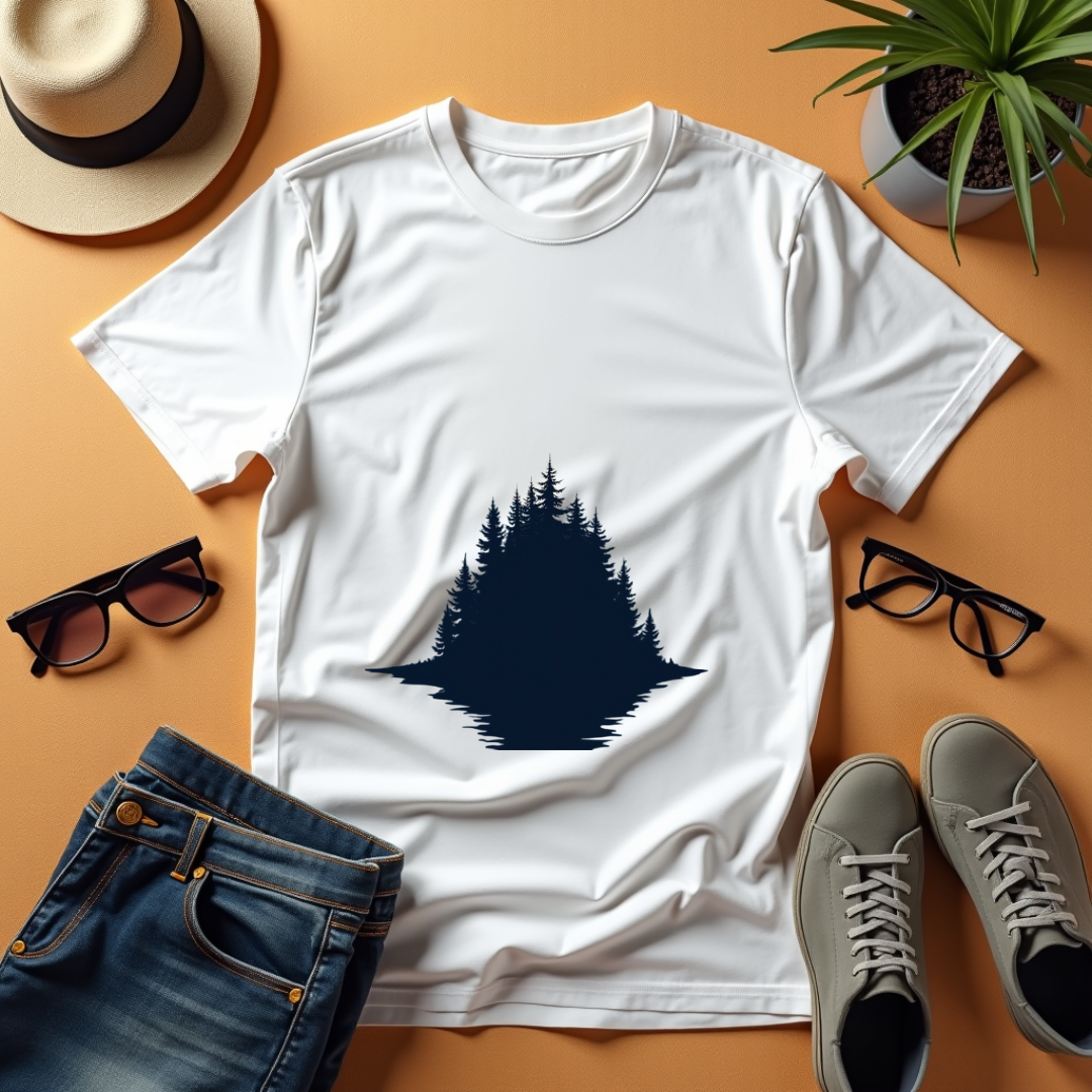 Forest Silhouette Softstyle T-Shirt