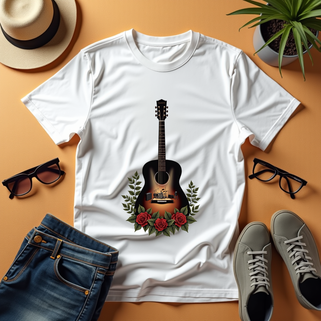 Guitar Roses Softstyle T-Shirt –