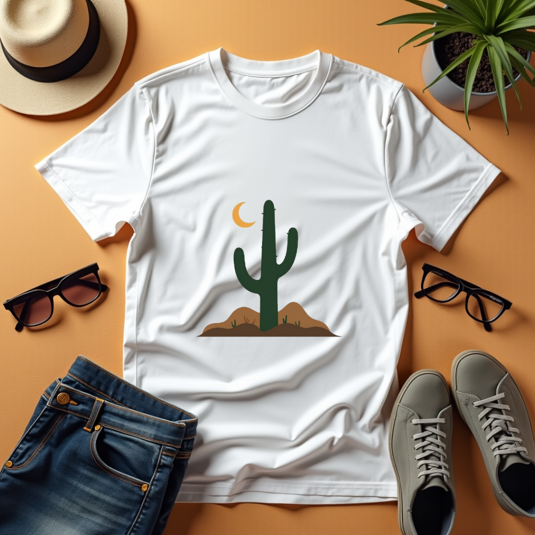 Cactus Moon Softstyle T-Shirt