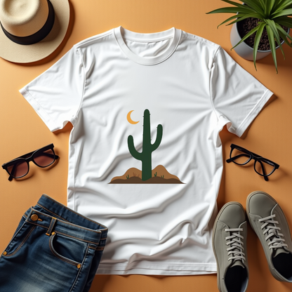 Cactus Moon Softstyle T-Shirt