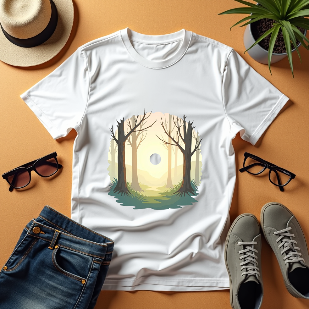 Forest Sunrise Softstyle T-Shirt