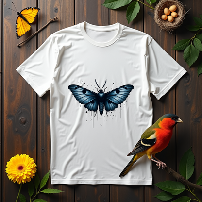 Grunge Moth Softstyle T-Shirt