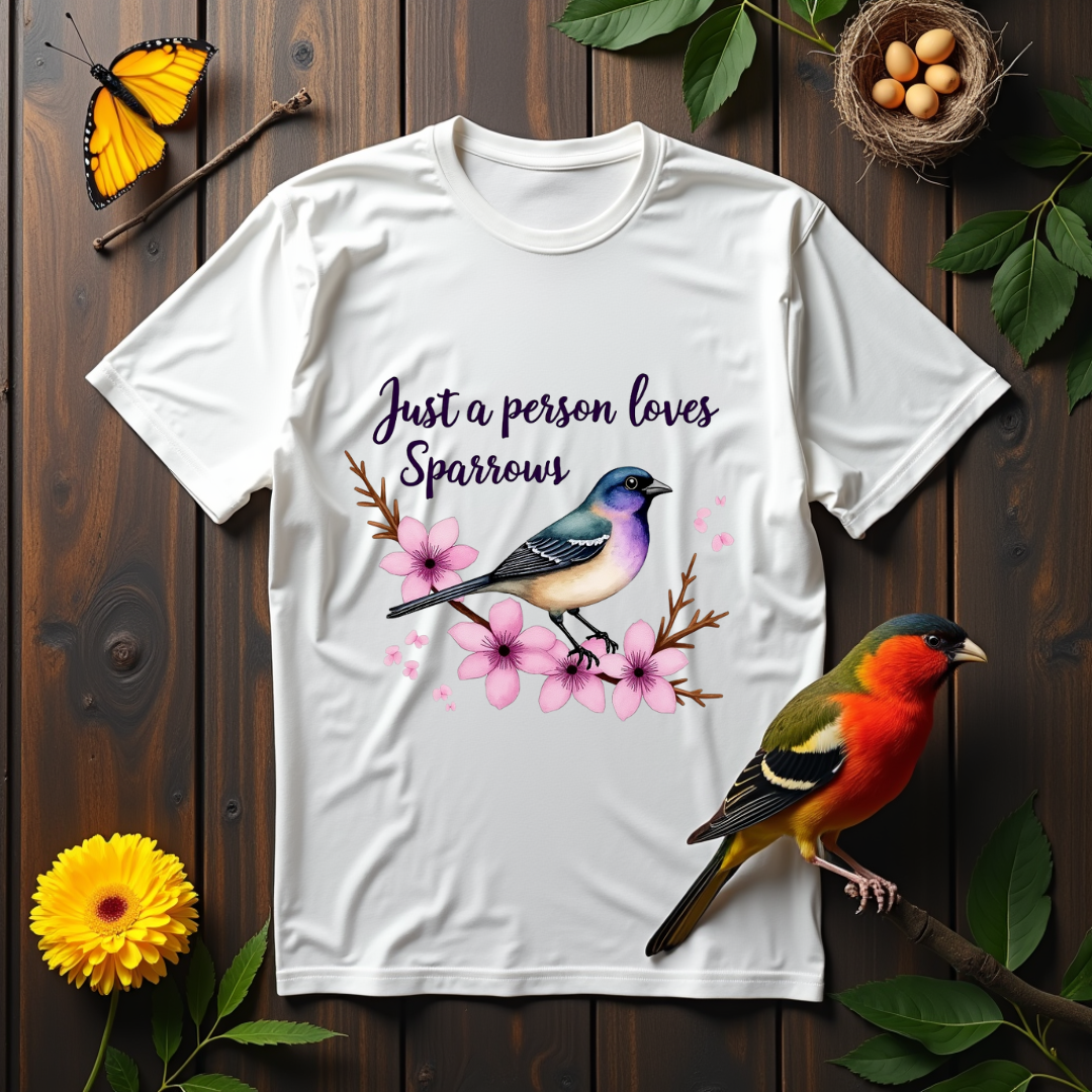 Sparrow Bliss Softstyle T-Shirt – Birds Lover's