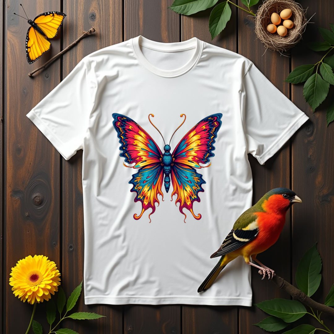 Vibrant colors Butterfly Softstyle T-Shirt