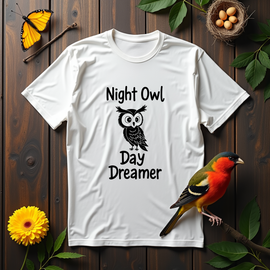 Night Owl Graphic Softstyle T-Shirt