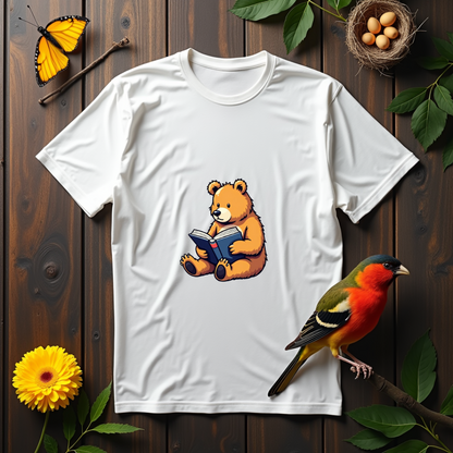 Bear Bookworm Softstyle T-Shirt