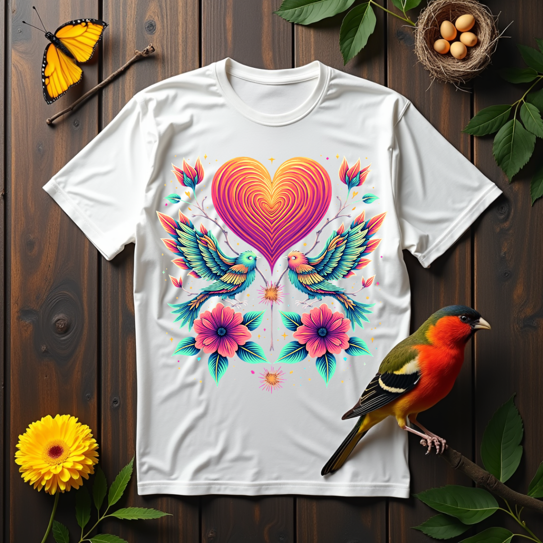 Love Dance birds   Softstyle T-Shirt