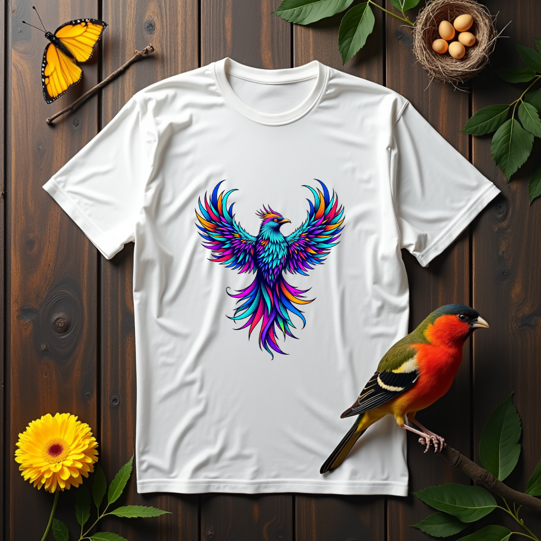 Bird adorned with swirling patterns Softstyle T-Shirt – Birds Lover's