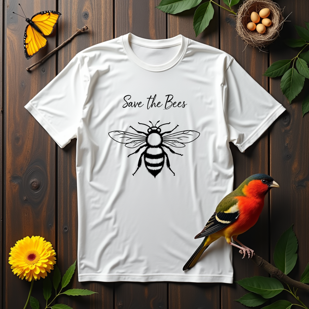 Elegant Bee Graphic Softstyle T-Shirt