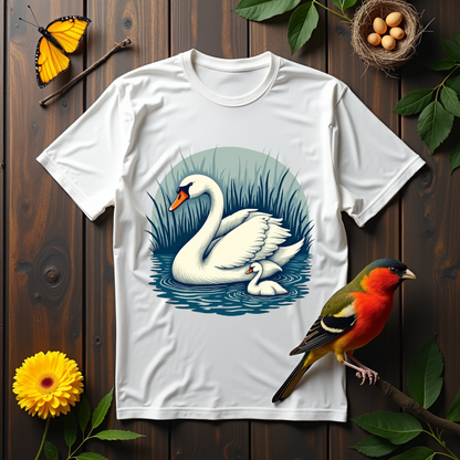 Cozy Swan Graphic Softstyle T-Shirt