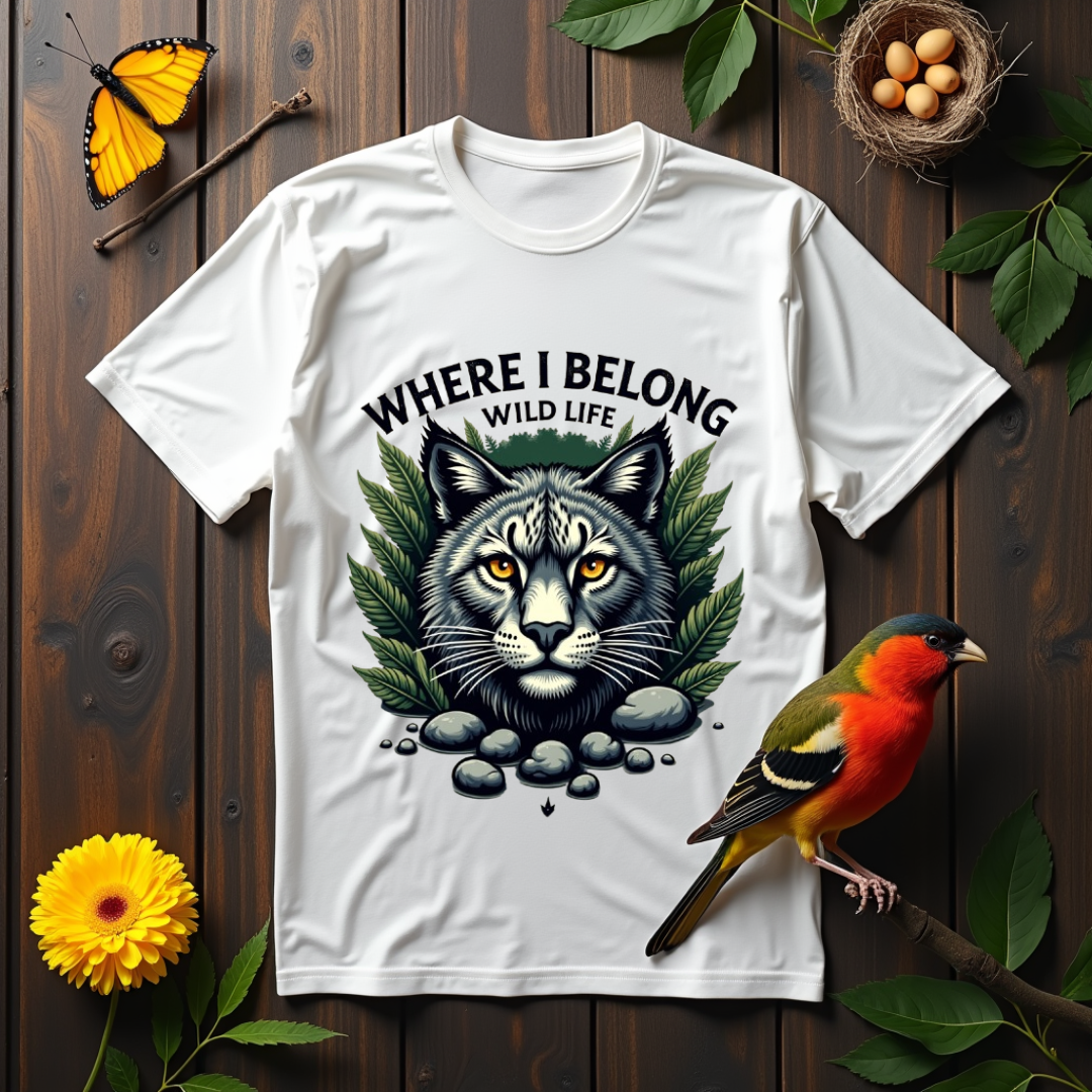 Wild Spirit Graphic Softstyle T-Shirt- Cat Lovers