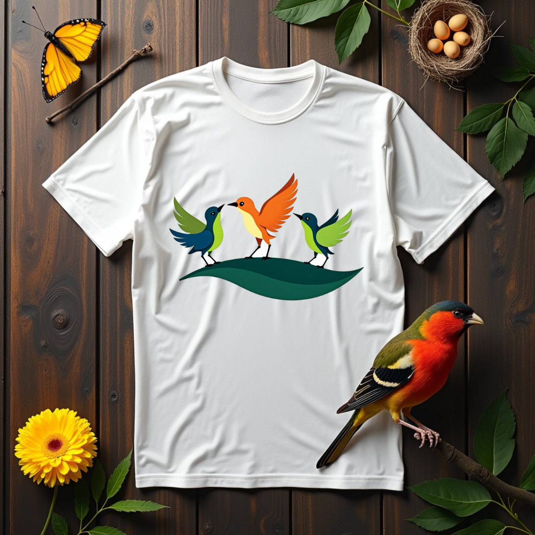 Dance of Birds Graphic Softstyle T-Shirt