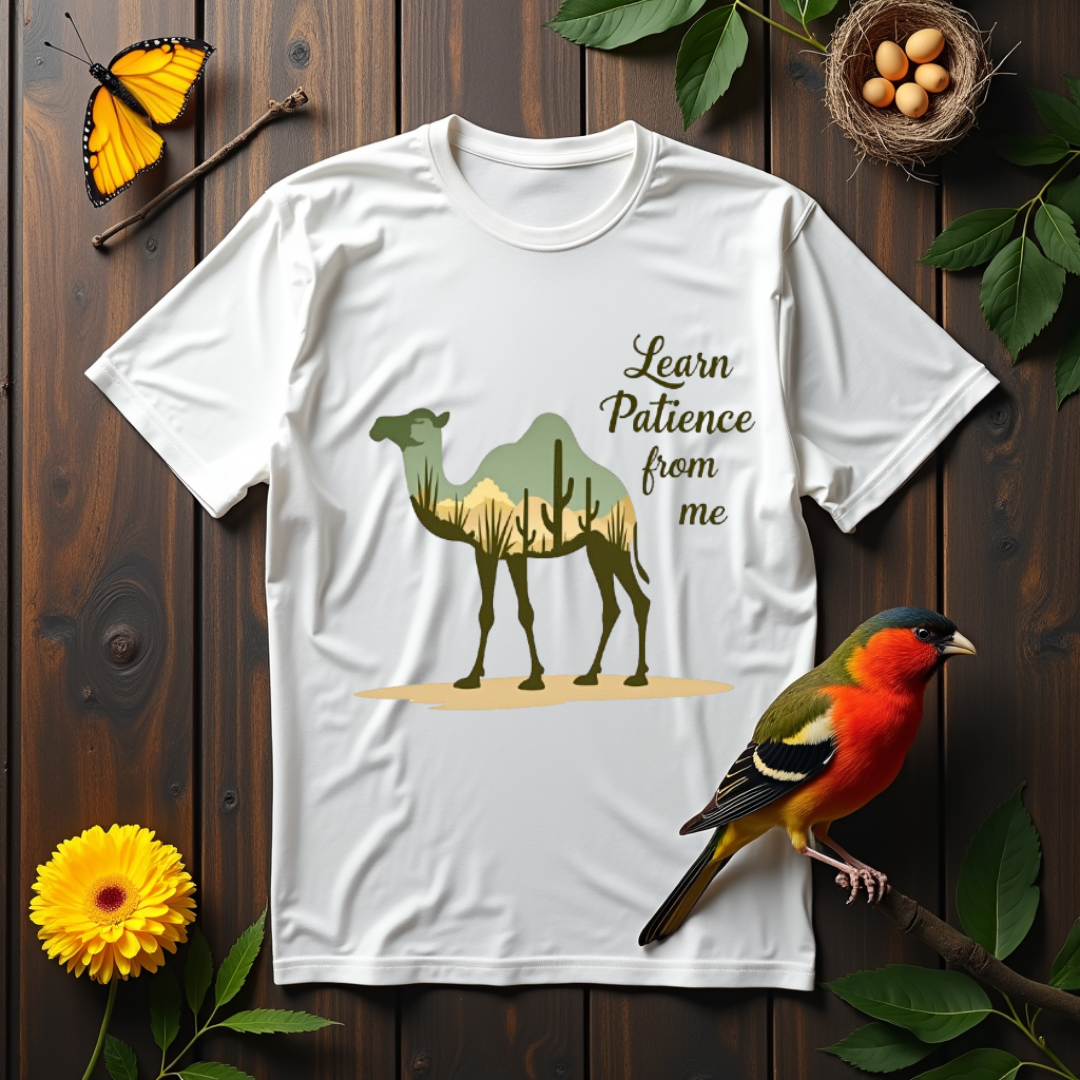 Camel Serenity Graphic Softstyle T-Shirt