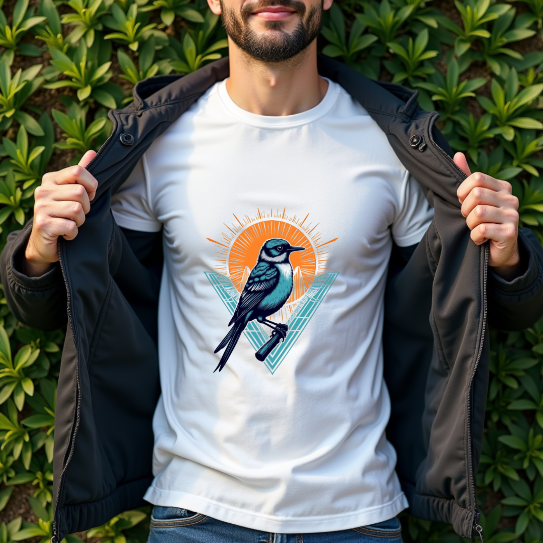 Bird, sunlights Graphic Softstyle T-Shirt – Birds Lover's Apparel