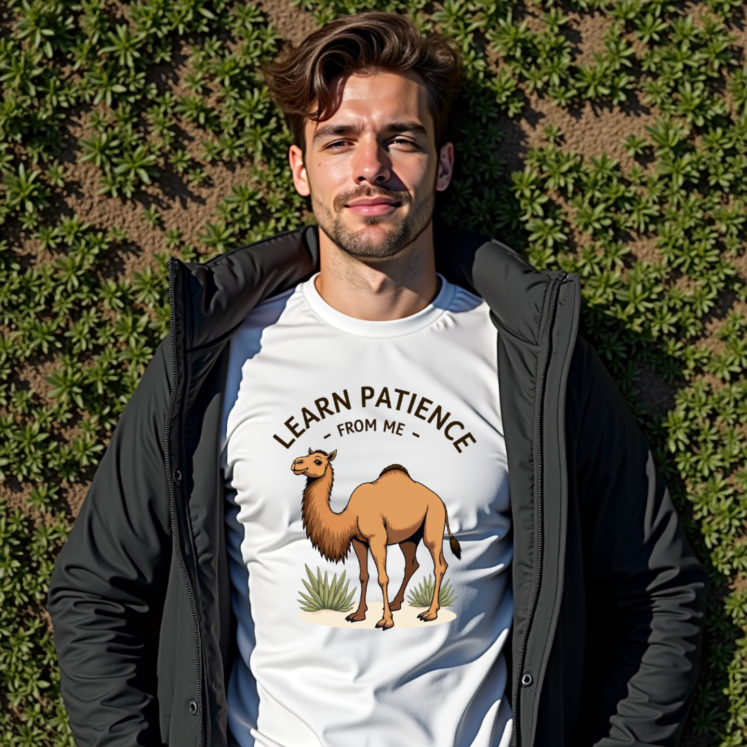 Patience Camel Graphic Softstyle T-Shirt