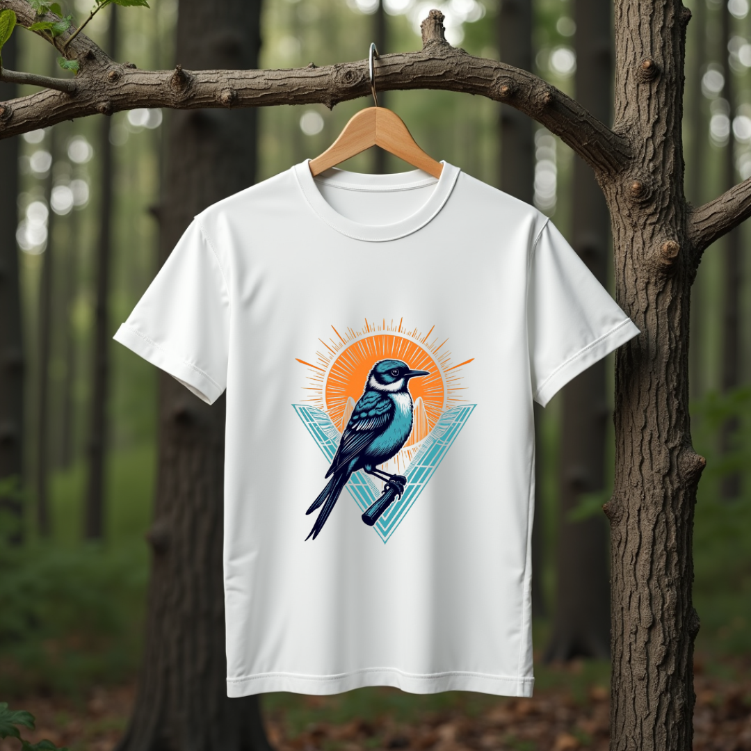 Bird, sunlights Graphic Softstyle T-Shirt – Birds Lover's Apparel