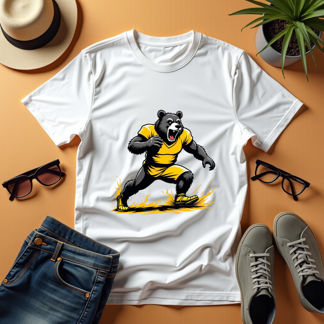 Touchdown Bear Softstyle T-Shirt