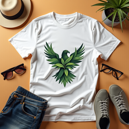 Leafy Eagle Softstyle T-Shirt