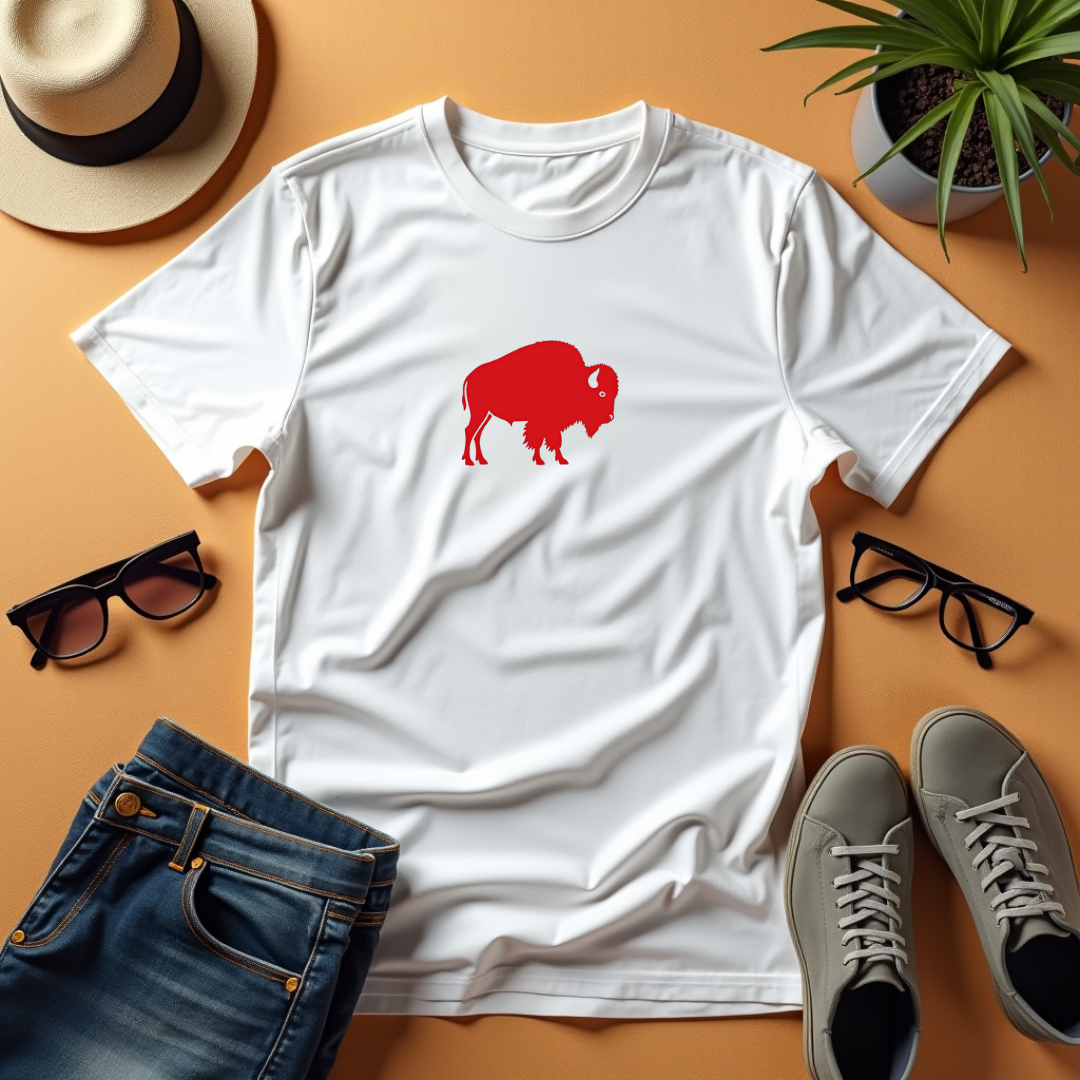 Bold Bison Graphic Softstyle T-Shirt