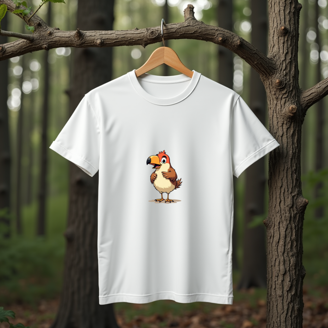 Curious Bird Graphic Softstyle T-Shirt