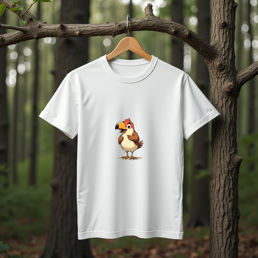 Curious Bird Graphic Softstyle T-Shirt