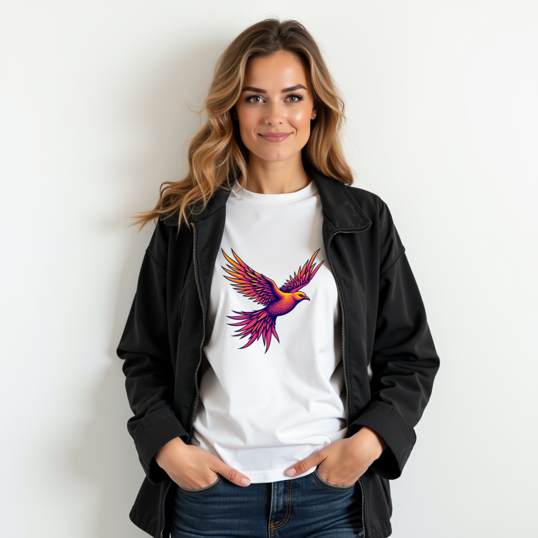 Bird in flight Softstyle T-Shirt – Birds Lover's