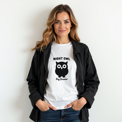 Night Owl Day Dreamer Graphic Softstyle T-Shirt