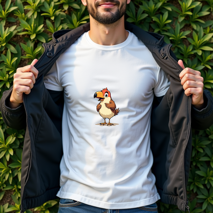 Curious Bird Graphic Softstyle T-Shirt