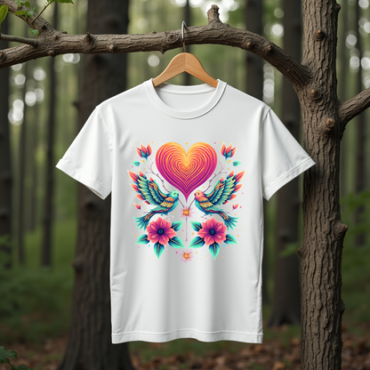 Love Dance birds   Softstyle T-Shirt