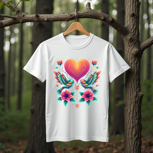 Love Dance birds   Softstyle T-Shirt