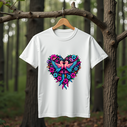 Love Birds Softstyle T-Shirt – Birds Lover's