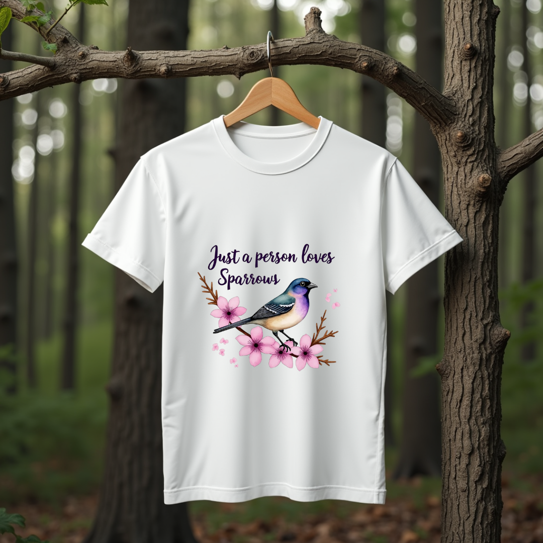 Sparrow Bliss Softstyle T-Shirt – Birds Lover's