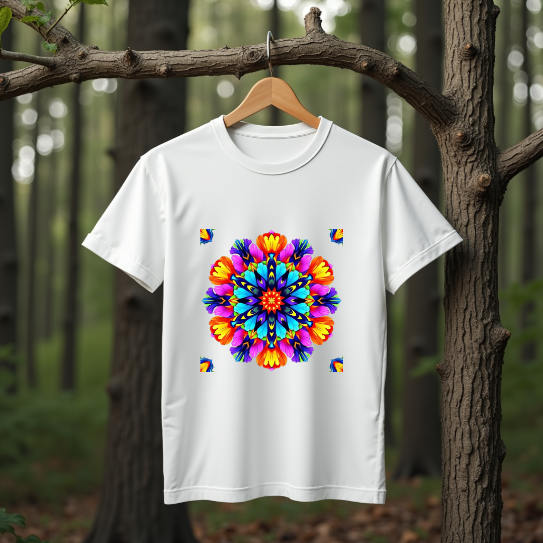 Psychedelic Harmony Graphic Softstyle T-Shirt