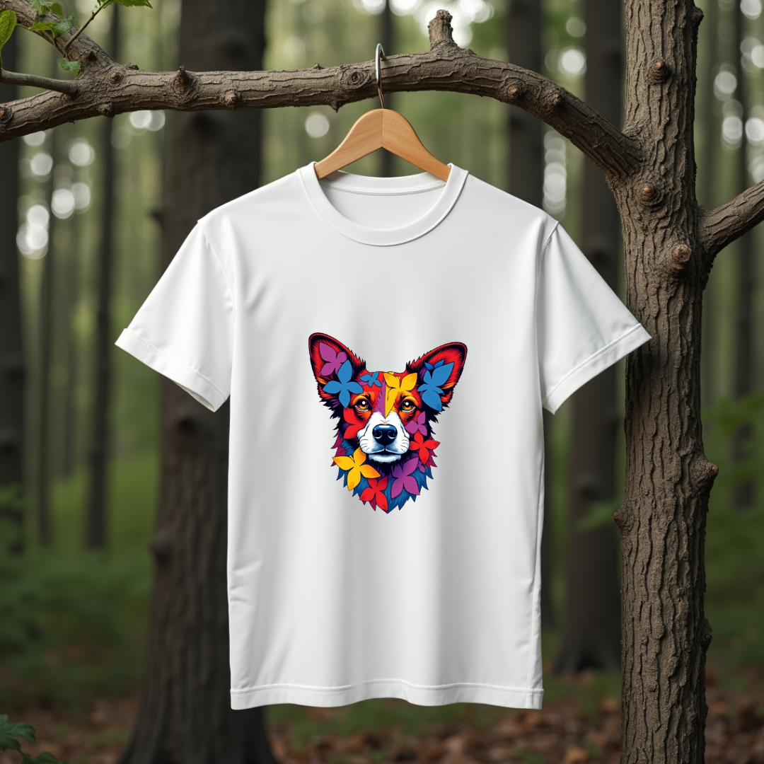 Butterfly Dog Softstyle T-Shirt