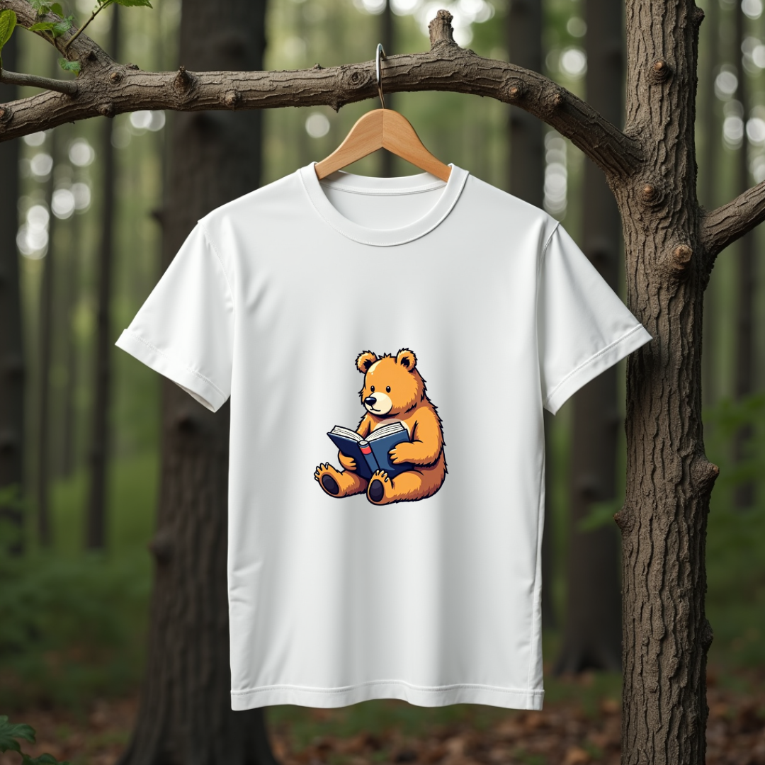 Bear Bookworm Softstyle T-Shirt