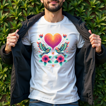 Love Dance birds   Softstyle T-Shirt