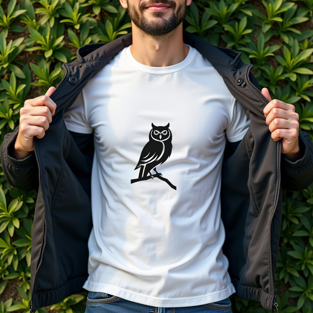 Owl Graphic Softstyle T-Shirt – Birds Lover's Apparel