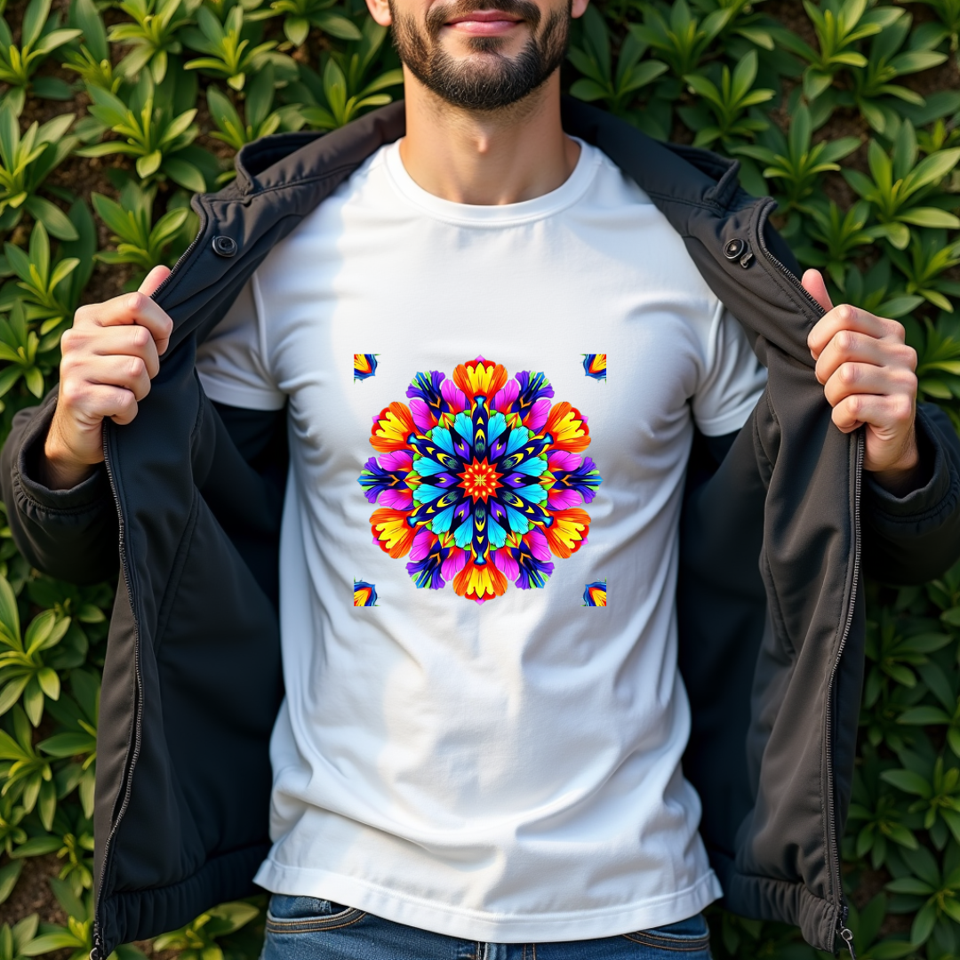 Psychedelic Harmony Graphic Softstyle T-Shirt