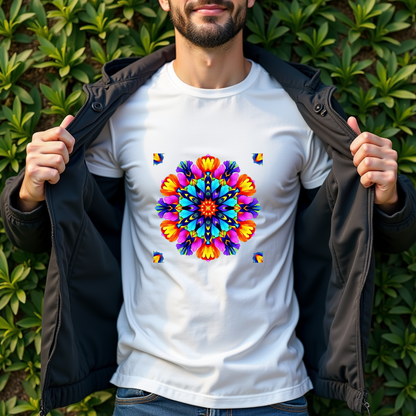 Psychedelic Harmony Graphic Softstyle T-Shirt