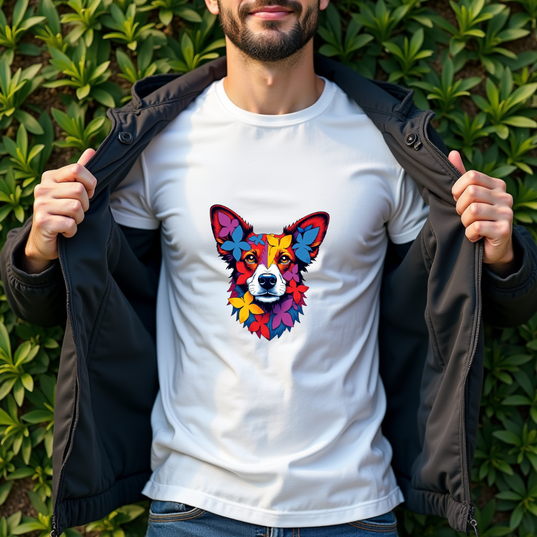 Butterfly Dog Softstyle T-Shirt