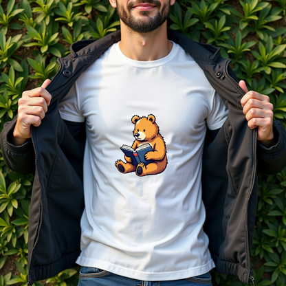 Bear Bookworm Softstyle T-Shirt