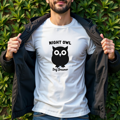 Night Owl Day Dreamer Graphic Softstyle T-Shirt