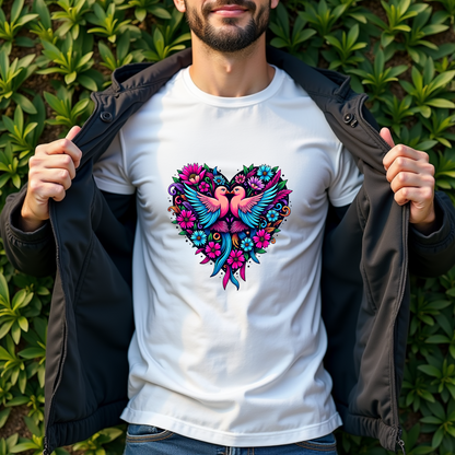 Love Birds Softstyle T-Shirt – Birds Lover's